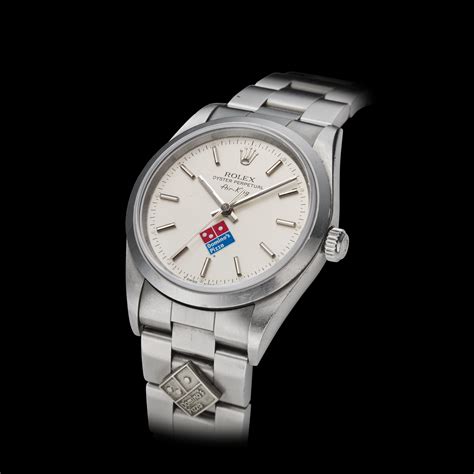 rolex domino pizza|domino's logo on dial.